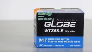 Ắc quy xe máy Globe 12V- 4Ah WTZ5S-E