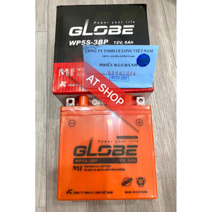 Ắc quy xe máy Globe 12V- 6Ah WP5S-3BP