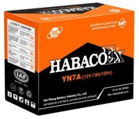 Ắc quy xe máy khô Habaco 12V – 7Ah EX – YN7A