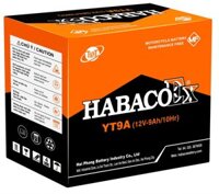 Ắc quy xe máy khô Habaco 12V – 9Ah EX – YT9A