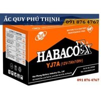 Ắc quy xe máy khô Habaco 12V – 7Ah EX – YJ7A