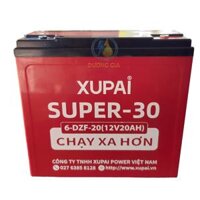 Ắc quy XuPai Super 30 12V 20Ah cho xe máy điện chạy ổn định mỗi ngày