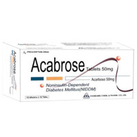 Acabrose Tablets 50mg điều trị bệnh tiểu đường không phụ thuộc insulin