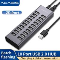 Acasis Bộ Chia 20 Cổng Usb 2.0 hub Mở Rộng Sạc Điện Thoại