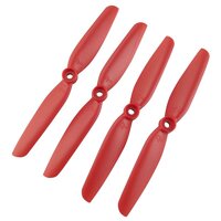 accessories 4 pcs propeller for mjx Bugs 6 RC brushless Quadrotor propeller spare parts RC helicopter bladesRed