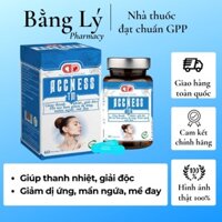 Accness TM - thanh nhiệt, giải độc, giảm mụn, giảm dị ứng, mẩn ngứa, mề đay (hộp 60 viên)