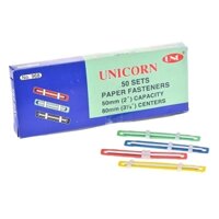 Acco nhựa, nẹp giấy UNC 968 (10/100)