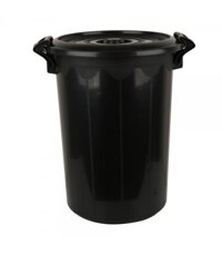 ACCO Xô bằng nhựa có nắp 66L Thái Lan W54xH62xD49 màu đen