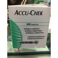 Accu-chek lancet 100 cái