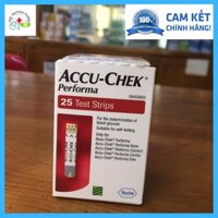 Accu-Chek Performa - Que thử đường huyết Accu-Chek Performa lọ 25 que