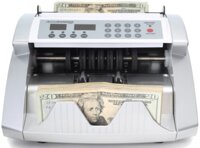 AccuBANKER AB1050 Basic Commercial Bill Counter Machine Hopper Capacity 200 Bills Speed 1,200 Bills/Minute Money Counter Machine Simple and Easy to...