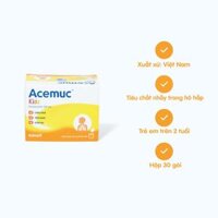 Acemuc Kids 100mg (Hộp 30 gói) (Acetylcystein) – gói