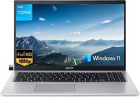 Acer 2023 Mới nhất Aspire 5 15.6 Máy tính xách tay FHD 1080p IPS Slim, Bộ xử lý lõi kép Intel i3-1115G4 (Tối đa 4.1GHz), RAM 20 GB, Ổ cứng SSD NVMe 1TB, Kết nối WiFi 6, Cổng RJ-45, Webcam HD, Amazon Alexa, Windows 11+MarxsolCables