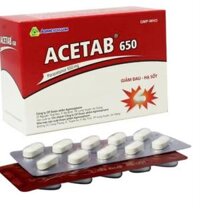 Acetab 650mg Imex (H/100v) - Thuốc Giảm Đau Hạ Sốt Paracetamol Chính Hãng Việt Nam An Toàn Hiệu Quả