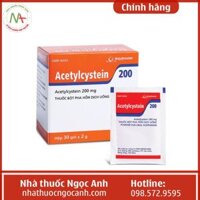 Acetylcystein 200 Imexpharm (Thuốc bột pha hỗn dịch uống)