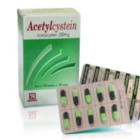 Acetylcystein 200mg 2/9 hộp 100 viên