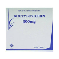Acetylcystein 200mg giúp giảm đờm và giảm ho