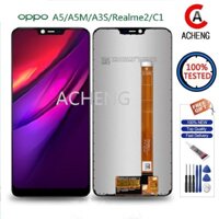 Acheng Cho OPPO A3S / A5 / A12E / REALME C1 / REALME 2 RMX1809 Màn Hình LCD Bộ Số Hóa Màn Hình Cảm Ứng