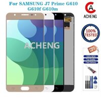 Acheng Tương Thích Cho Samsung J7 Prime 2016 G610 G610F G610M LCD Bộ Số Hóa Màn Hình Cảm Ứng Thay Thế Phần 5.5 "