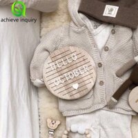 Achieve INQUID Letter Message Board Khung Gỗ Phụ Kiện Chụp Ảnh Phòng Trẻ Em