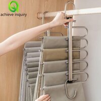 Achieve INQUIRY Quần Móc Treo Quần Inox Giá Treo Quần Áo Sắp Xếp Phòng Ngủ Tủ Quần Áo