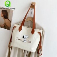 Achieve YÊU THÍCH Túi đeo vai Snoopy Cặp đôi mua sắm phong cách Hàn Quốc