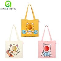 Achieve YÊU THÍCH Túi đựng chó mèo Túi xách thú cưng có thể gập lại để đi chơi