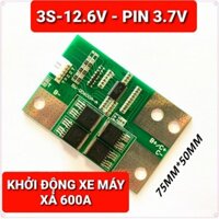 achun.vn - MẠCH 3S-12.6V XẢ 600A BẢO VỆ PIN & KHỞI ĐỘNG XE MÁY  - HỆ PIN 3.7V