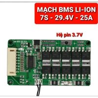 achun.vn - MẠCH BẢO VỆ LI-ION 7S - 29.4V  XẢ 25A CHO.HỆ.PIN 3.7V