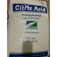 Acid Citric Monnohydrate_Chất tạo chua vị chanh (Bao 25Kg)