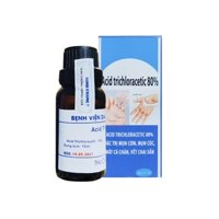 Acid trichloracetic 80% (mụn cóc, mụn hạt cơm, mụn mắt cá chân)