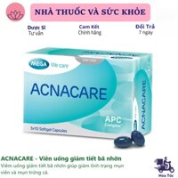 ACNACARE Viem Uống Hỗ Trợ Giảm Mụn, Kiểm Soát Nhờn Hộp 30 viên
