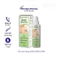 Acne Skin Care - Xịt mụn lưng công nghệ mới giúp sạch mụn lưng, hết thâm (100ml)