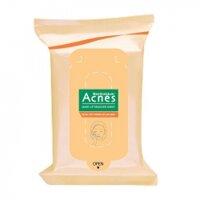 Acnes Make-Up Remover Sheet Rohto Mentholatum 20 miếng - Khăn tẩy trang