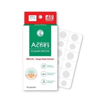 Acnes MiếNg DáN MụN Acnes 3 Tác Động Clear Patch 48 Miếng