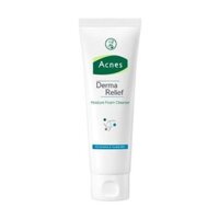 [Acnes] Sữa rửa mặt tạo bọt Derma Relief Moisture 125ml