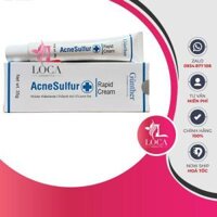 AcneSulfur Rapid Cream Gunther 35g – Kem Sulfur (lưu huỳnh) 10% Giải pháp giảm mụn hiệu quả từ Đức dành cho làn da dầu mụn