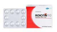 ACNOTIN 10 (Isotretinoin USP 10 mg) – Thuốc điều trị mụn trứng cá nặng chính hãng (hộp 3 vỉ x 10 viên)