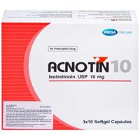 Acnotin 10mg mega (Hộp/30v)