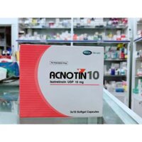 Acnotin 10mg viên uống trị mụn