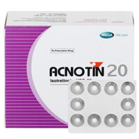 Acnotin 20, chỉ định trong trường hợp mụn trứng cá nặng