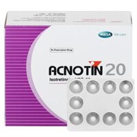 Acnotin 20 trị mụn trứng cá (3 vỉ x 10 viên) hộp