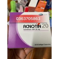 acnotin 20mg viên uống ngừa mụn (30 viên)
