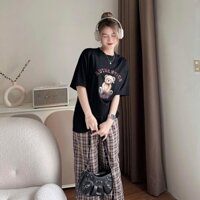 ❤️CÓ BIGSIZE ĐẾN 85KG❤️Bộ đồ thun nữ cotton quần dài ống rộng ,co giãn,Set đồ đi chơi, mặc ở nhà fullsize(40-85kg) D22