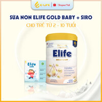 ⚡️[Combo Lon Sữa Elife 3 Gold Baby + Siro Ăn Ngon] Tăng Cường Dinh Dưỡng, Phát Triển Chiều Cao Cho Trẻ Từ 2-10 Tuổi