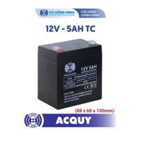 Acquy Dùng Cho Loa Kéo ACQUY 12V - 5AH TC - Chính Hãng, Chất Lượng Cao, Bền Bỉ, Giá Tốt Nhất, Phù Hợp