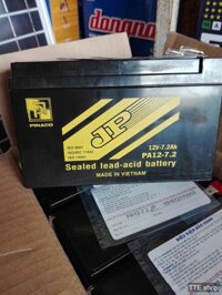 Acquy Pinaco Dp 12v - 7.2Ah dùng cho UPS, ắc quy bơm thuốc sâu, ắc quy loa kéo, ắc quy camera, ắc quy cửa cuốn