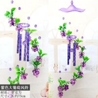 Acrylic Cá Heo Chuông Gió Ống Nhôm Trang Trí Phòng Trẻ Em Mặt Dây Chuyền Chuông Cô Gái Trẻ Bạn Gái Quà Tặng Trang Trí