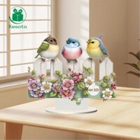 Acrylic Chim Trang Trí Màn Hình Để Bàn DIY Để Bàn Trang Trí Trung Tâm Trang Trí Tiệc Cho Góc Lò Sưởi Kệ Trưng Bày