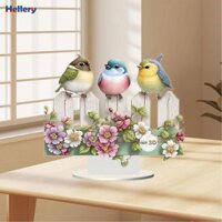 Acrylic Chim Trang Trí Màn Hình Để Bàn DIY Trang Trí Trung Tâm Trang Trí Tiệc Cho Góc Lò Sưởi Kệ Trưng Bày